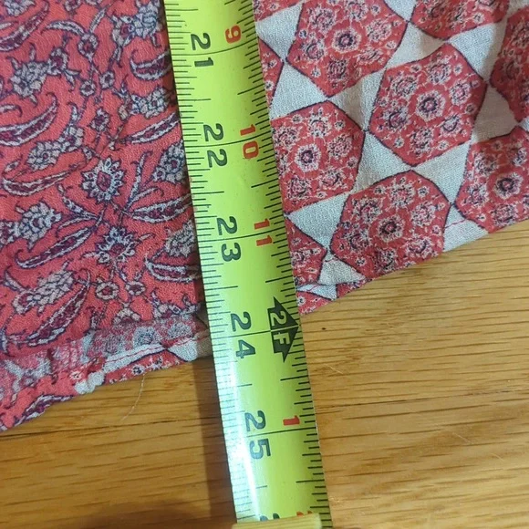 Lucky Brand Pink Patterned Blouse - Picture 7 of 10